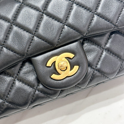 Chanel Mini Rectangle with Pearl Crush in Black GHW