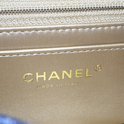 Chanel Mini Rectangle with Pearl Crush in Black GHW