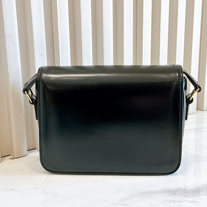 Celine Teen Triomphe in Black Calfskin