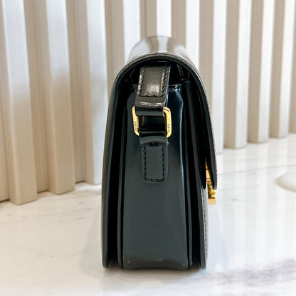 Celine Teen Triomphe in Black Calfskin