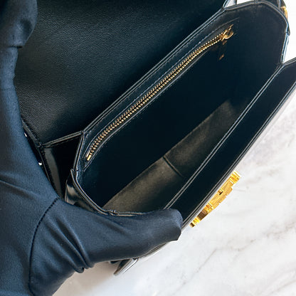 Celine Teen Triomphe in Black Calfskin