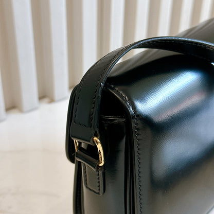 Celine Teen Triomphe in Black Calfskin