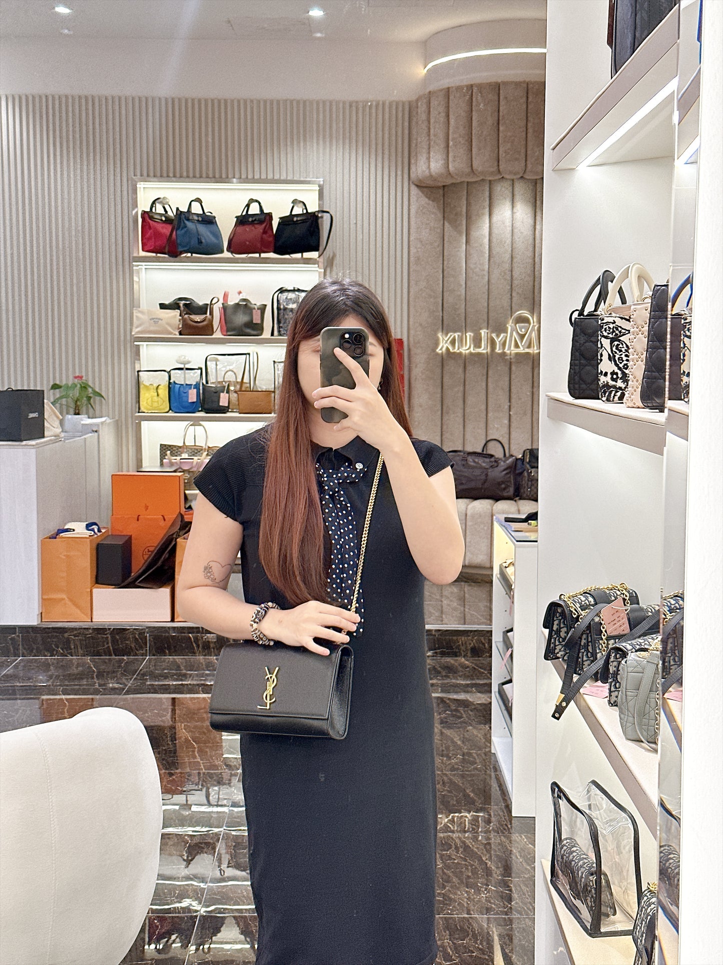 YSL Kate Black in Medium