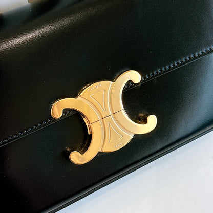Celine Claude Chain Bag in Black GHW