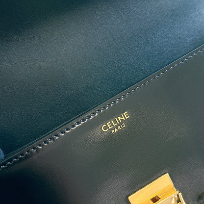 Celine Claude Chain Bag in Black GHW