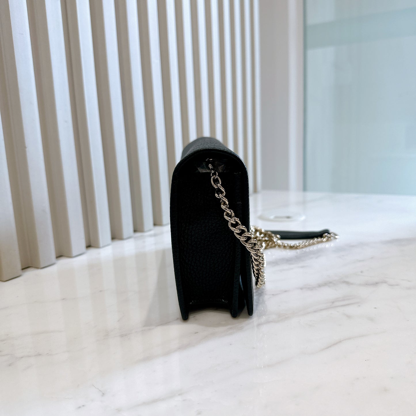 Gucci Soho Wallet On Chain in Black