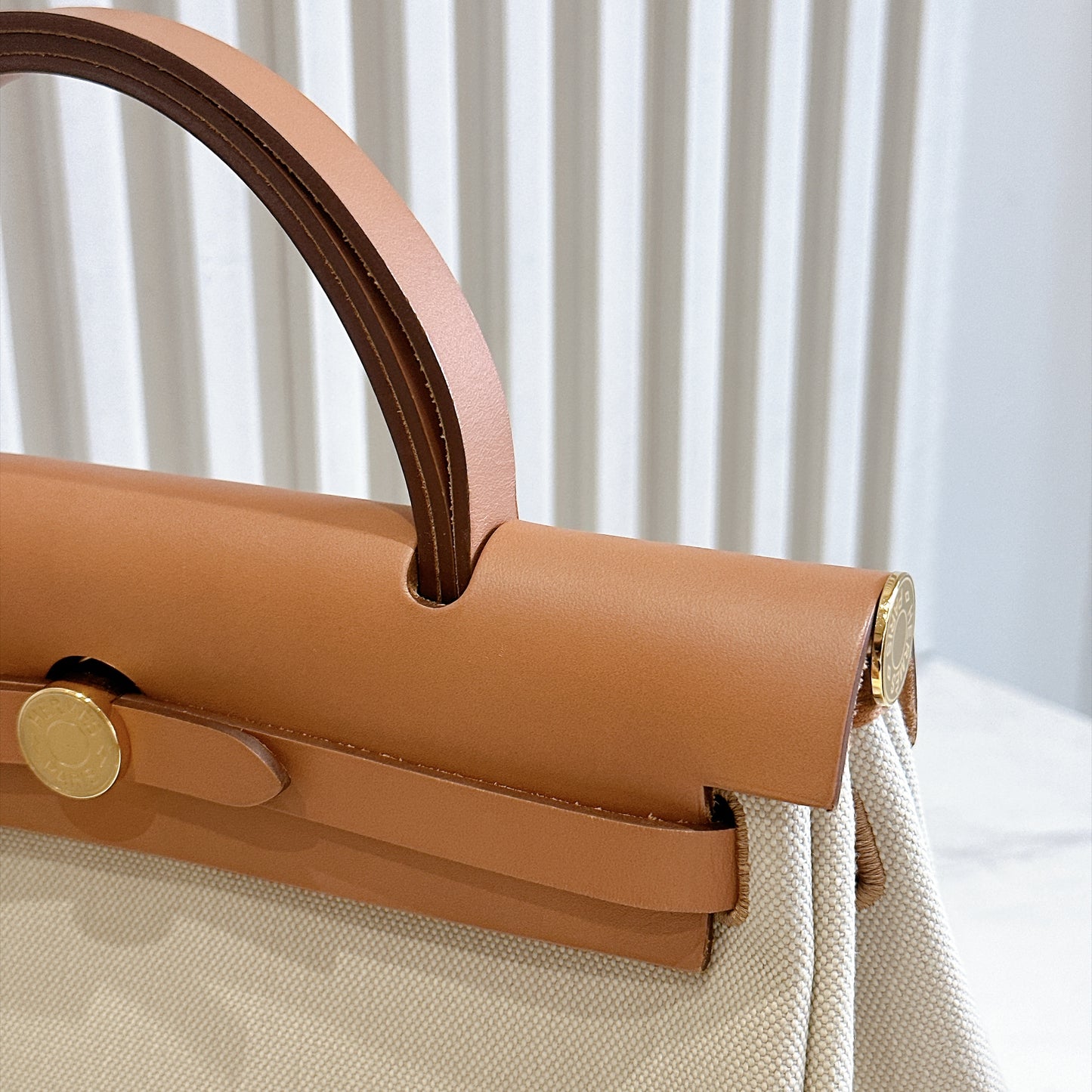 Hermes Herbag In Beton Nature