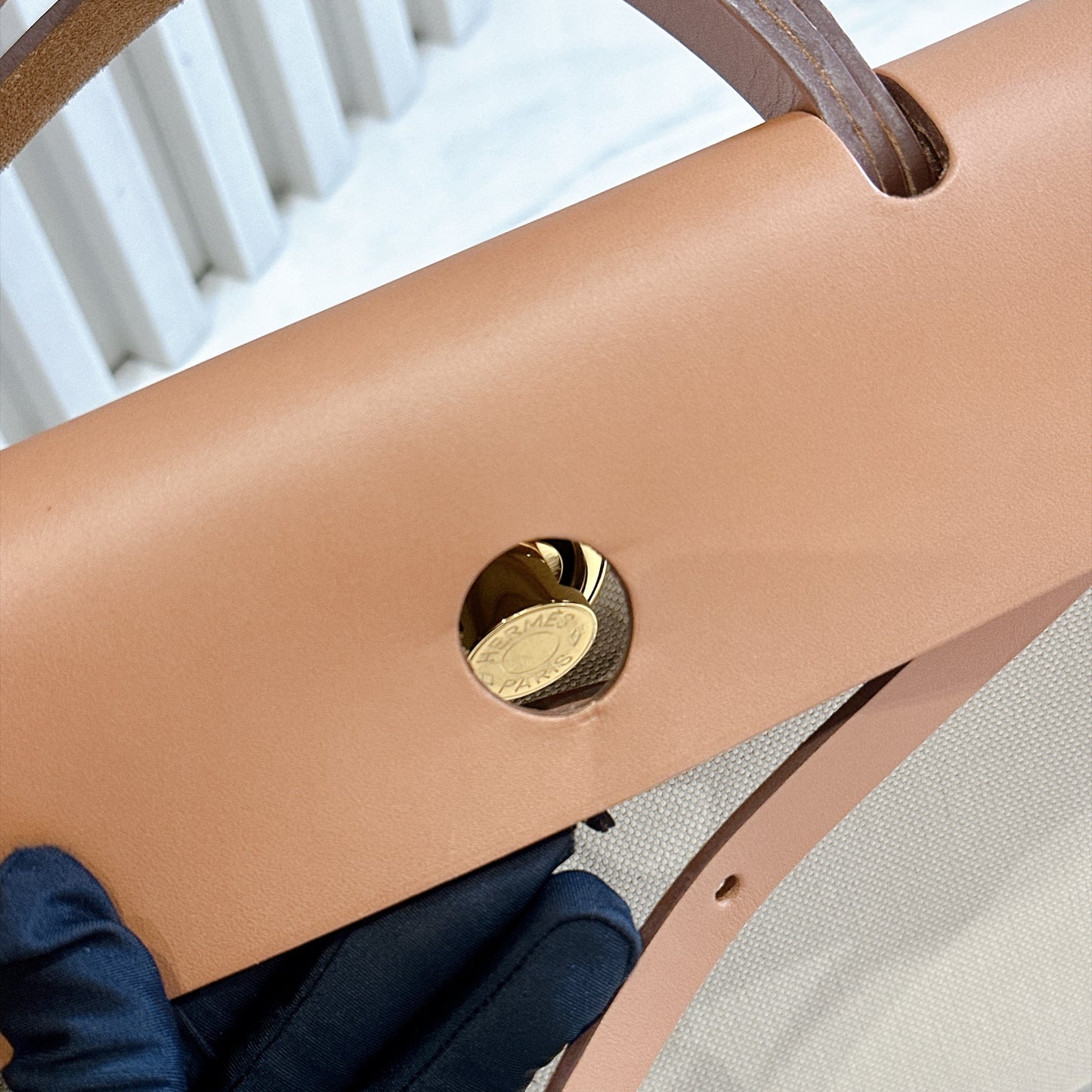 Hermes Herbag In Beton Nature