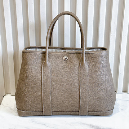 Hermes Etoupe Togo Garden Party 30