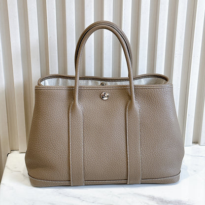 Hermes Etoupe Togo Garden Party 30