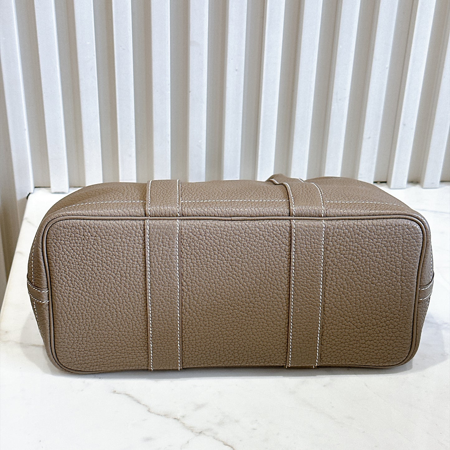 Hermes Etoupe Togo Garden Party 30
