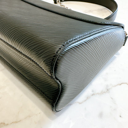 LV Twist MM in Black Epi Leather