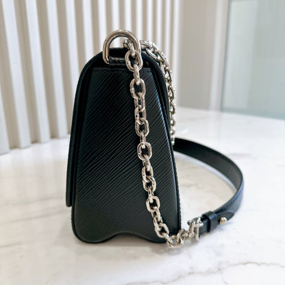 LV Twist MM in Black Epi Leather