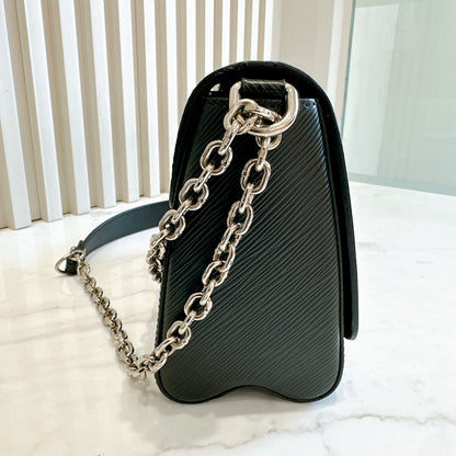 LV Twist MM in Black Epi Leather