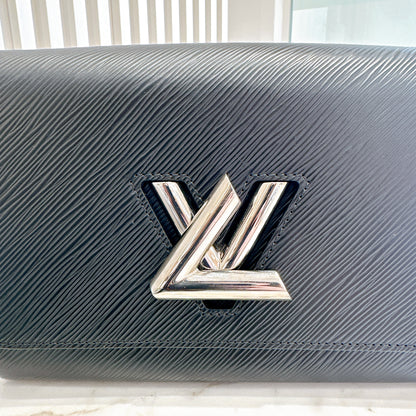 LV Twist MM in Black Epi Leather
