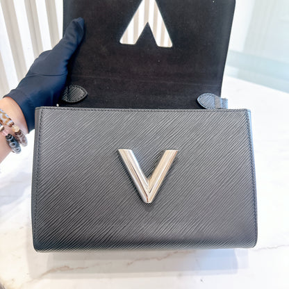 LV Twist MM in Black Epi Leather