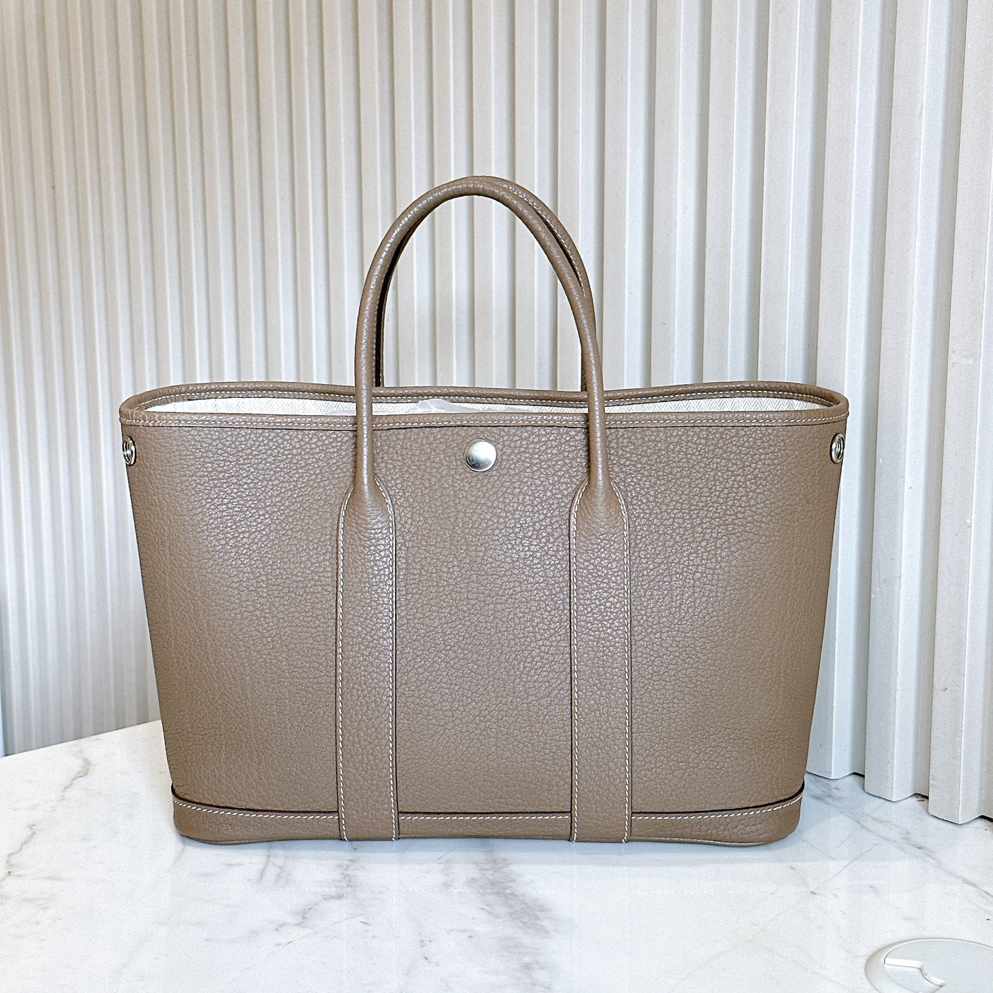 Hermes Garden Party in Etoupe