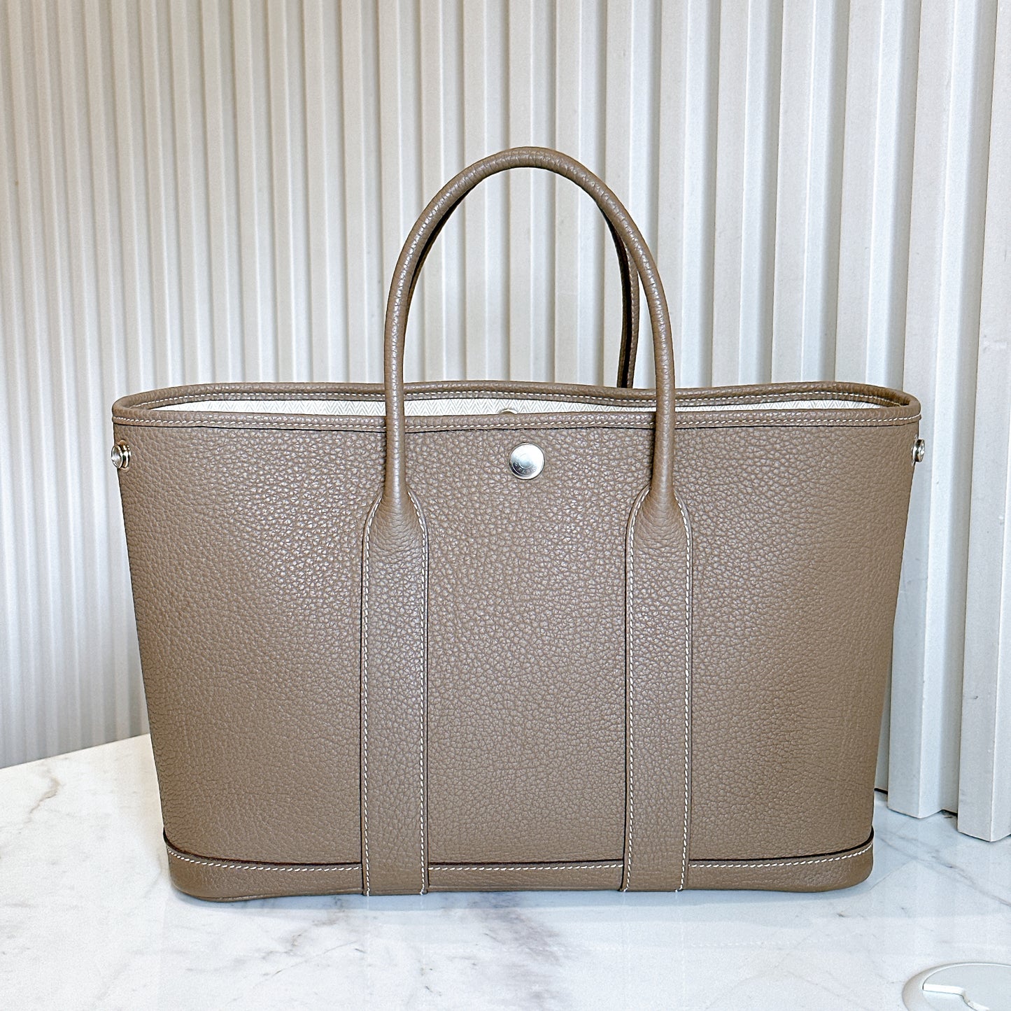 Hermes Garden Party in Etoupe