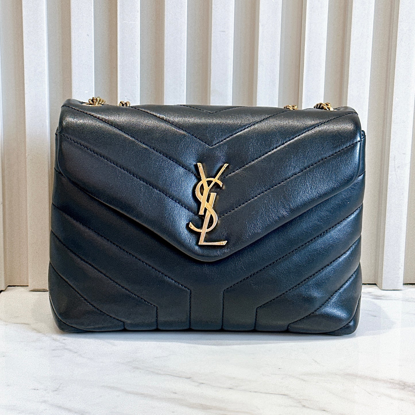 YSL Lou Lou Small in Black GHW