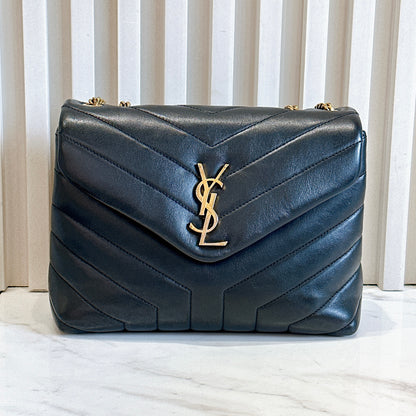 YSL Lou Lou Small in Black GHW