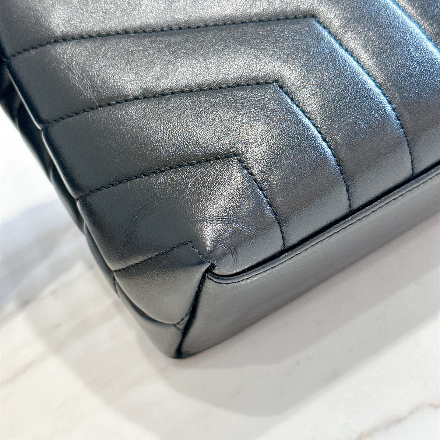 YSL Lou Lou Small in Black GHW