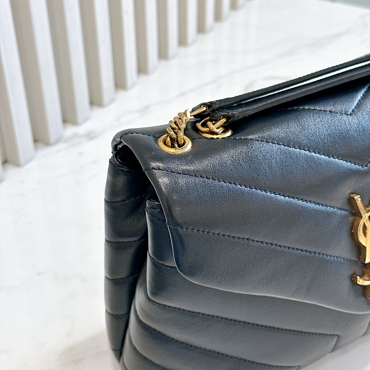 YSL Lou Lou Small in Black GHW