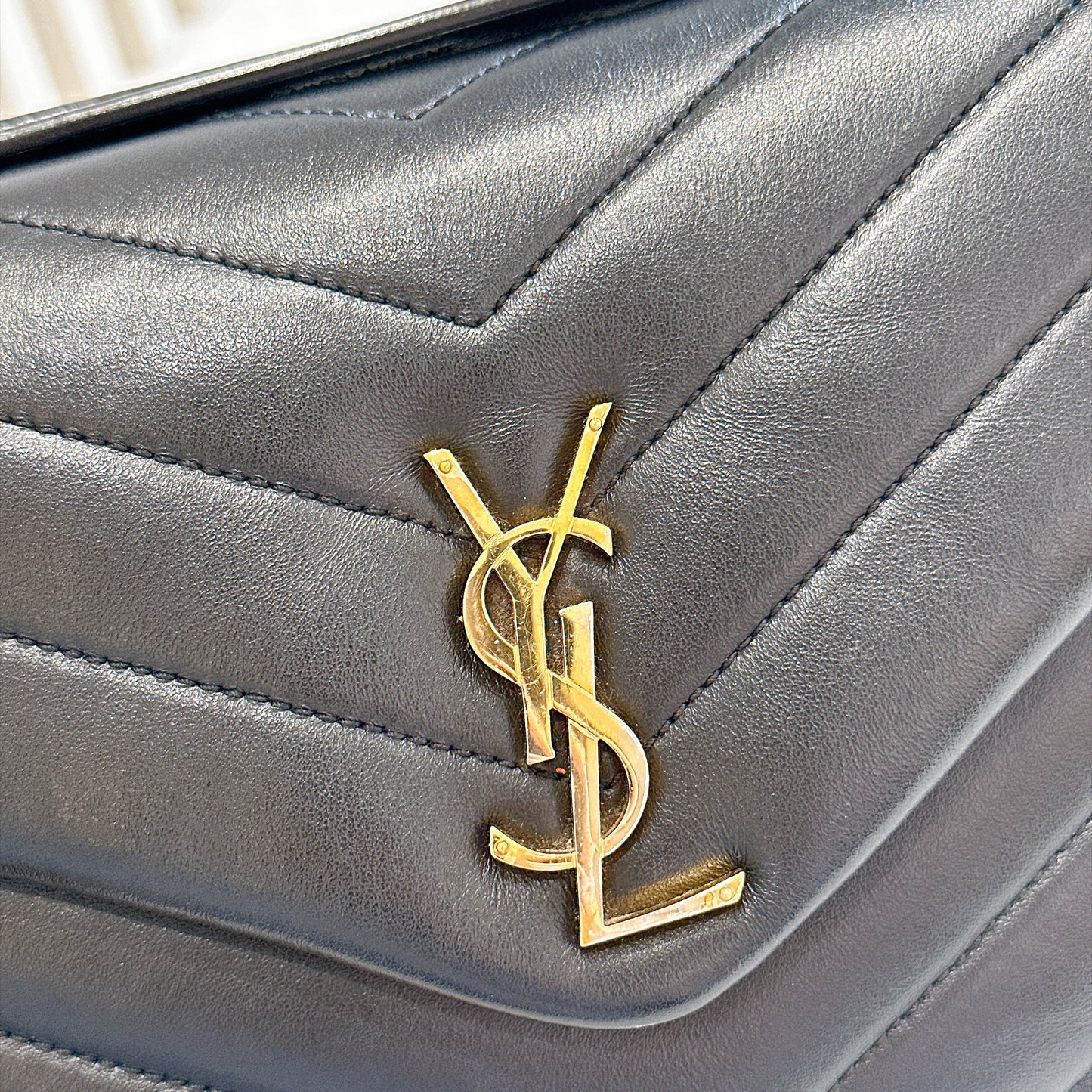 YSL Lou Lou Small in Black GHW
