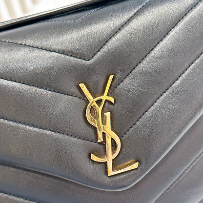 YSL Lou Lou Small in Black GHW