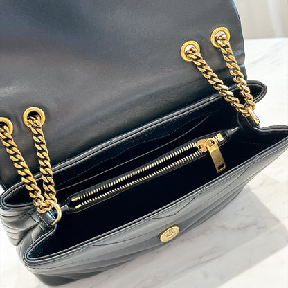 YSL Lou Lou Small in Black GHW