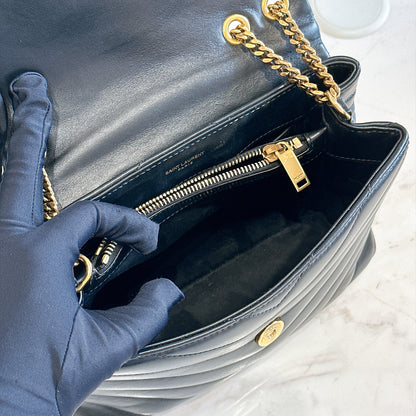 YSL Lou Lou Small in Black GHW