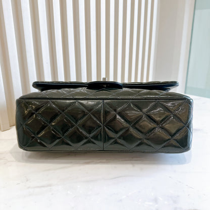 Chanel Jumbo Classic Patent in Black SHW