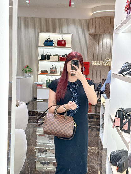 LV Damier Ebene Speedy Bandouliere 25