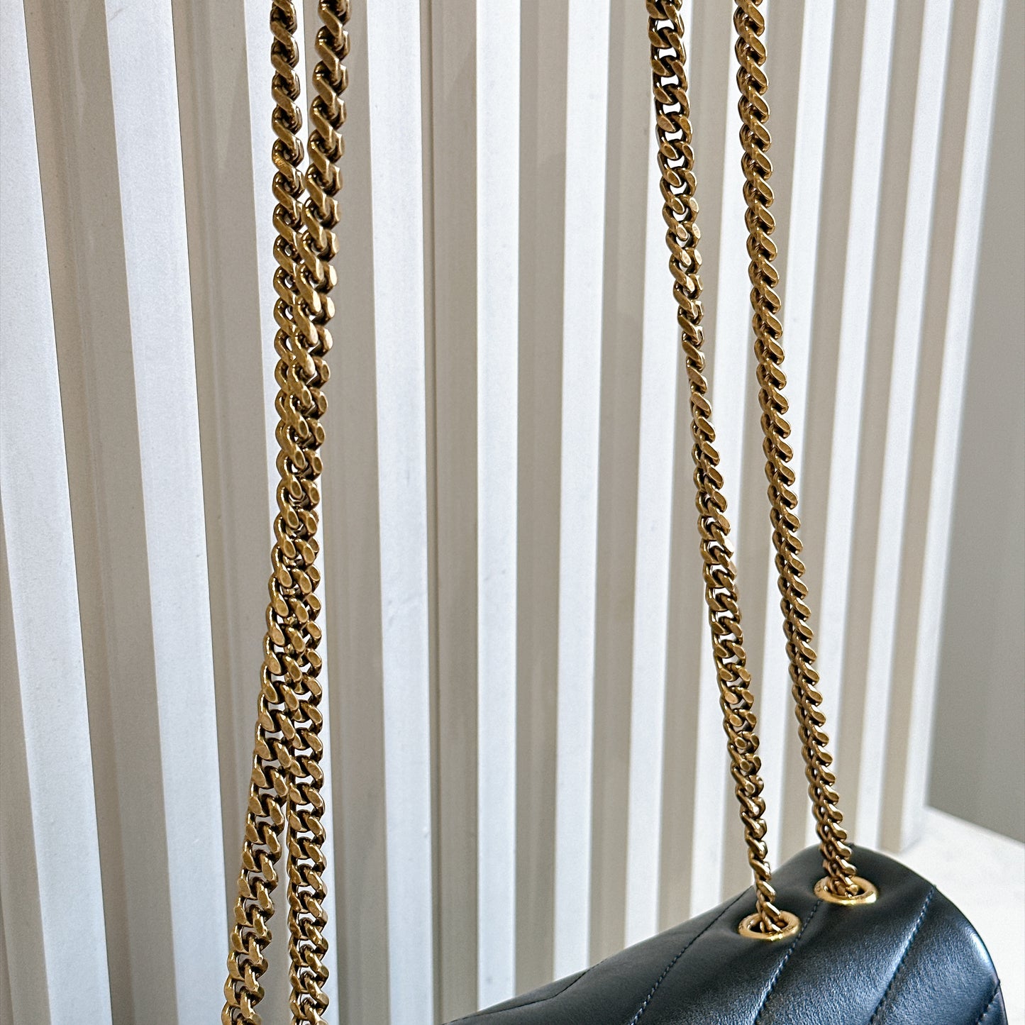 YSL Lou Lou Small in Black GHW