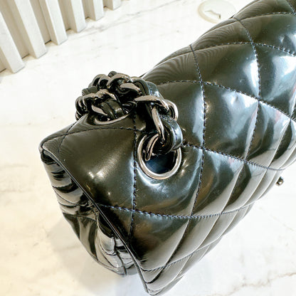 Chanel Jumbo Classic Patent in Black SHW