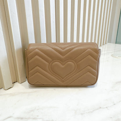 Gucci Marmont Supermini in Dusty Pink