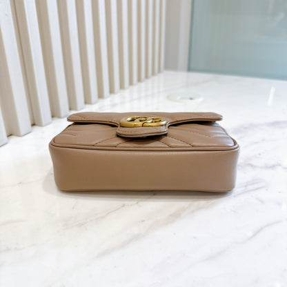Gucci Marmont Supermini in Dusty Pink