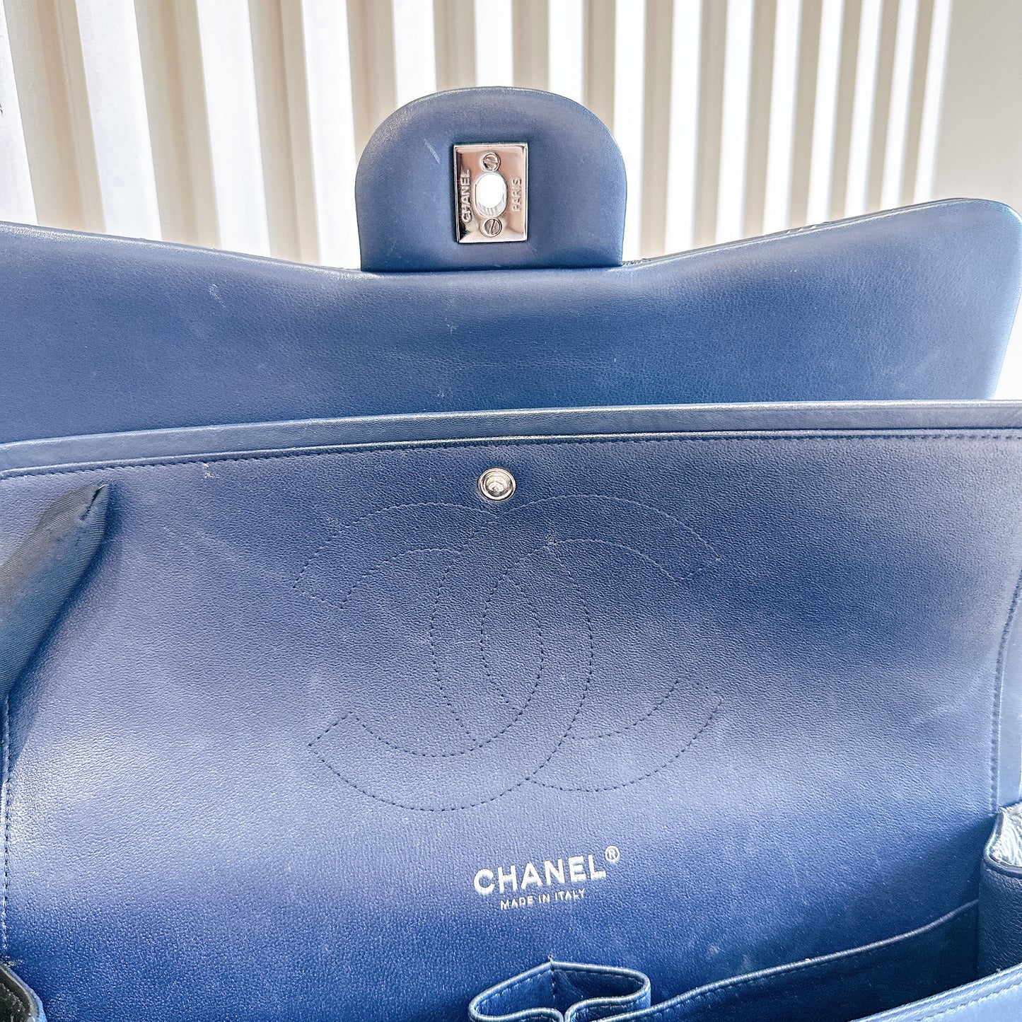 Chanel Jumbo Classic Patent in Black SHW