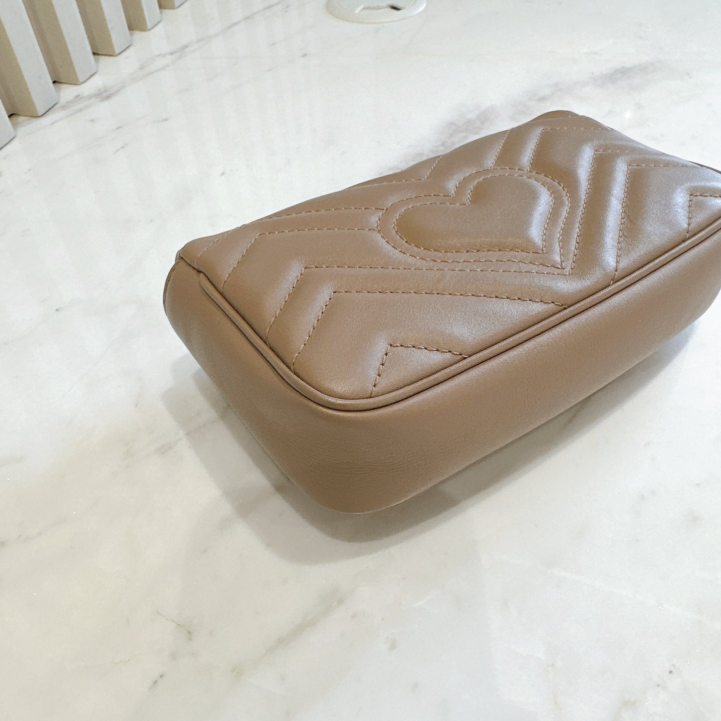Gucci Marmont Supermini in Dusty Pink