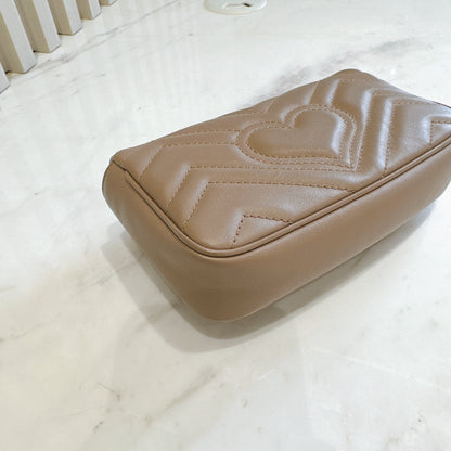 Gucci Marmont Supermini in Dusty Pink