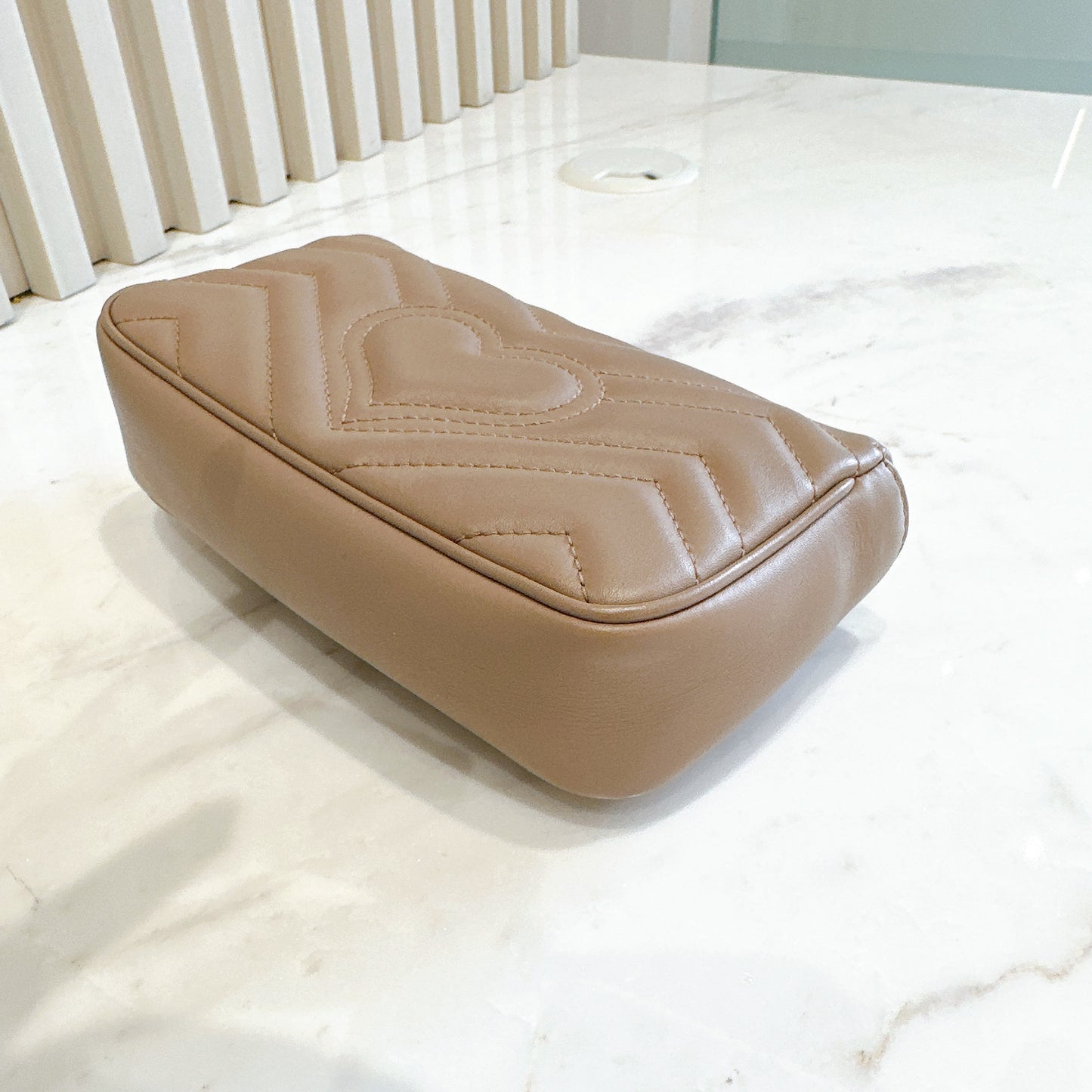 Gucci Marmont Supermini in Dusty Pink