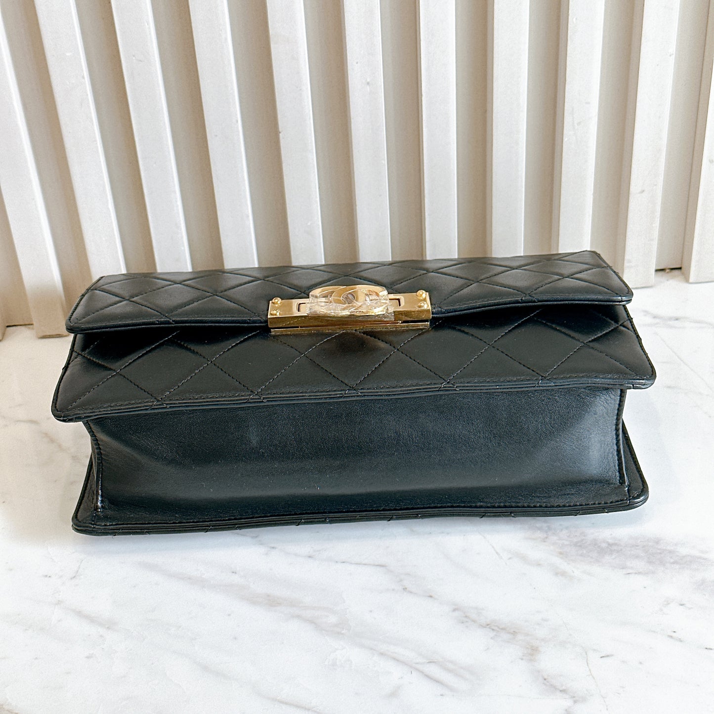 Chanel Golden Class Flap Bag in Black