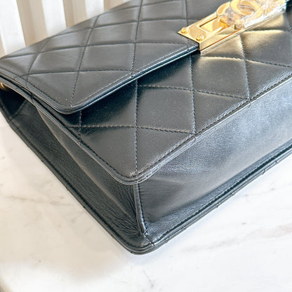 Chanel Golden Class Flap Bag in Black