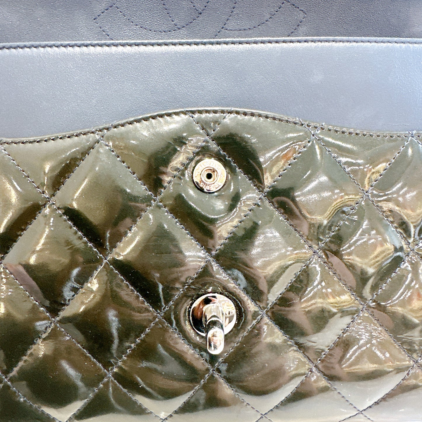 Chanel Jumbo Classic Patent in Black SHW