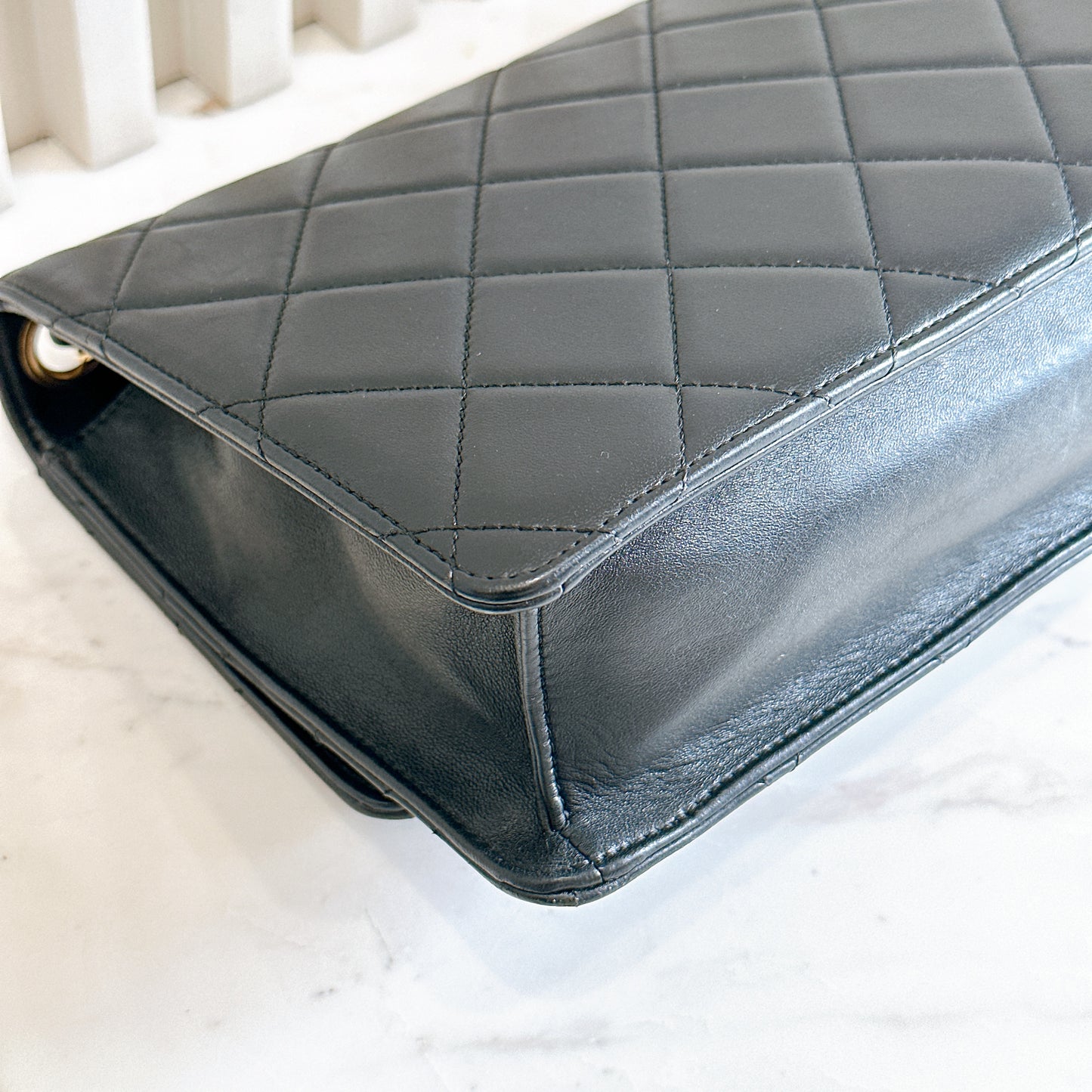 Chanel Golden Class Flap Bag in Black