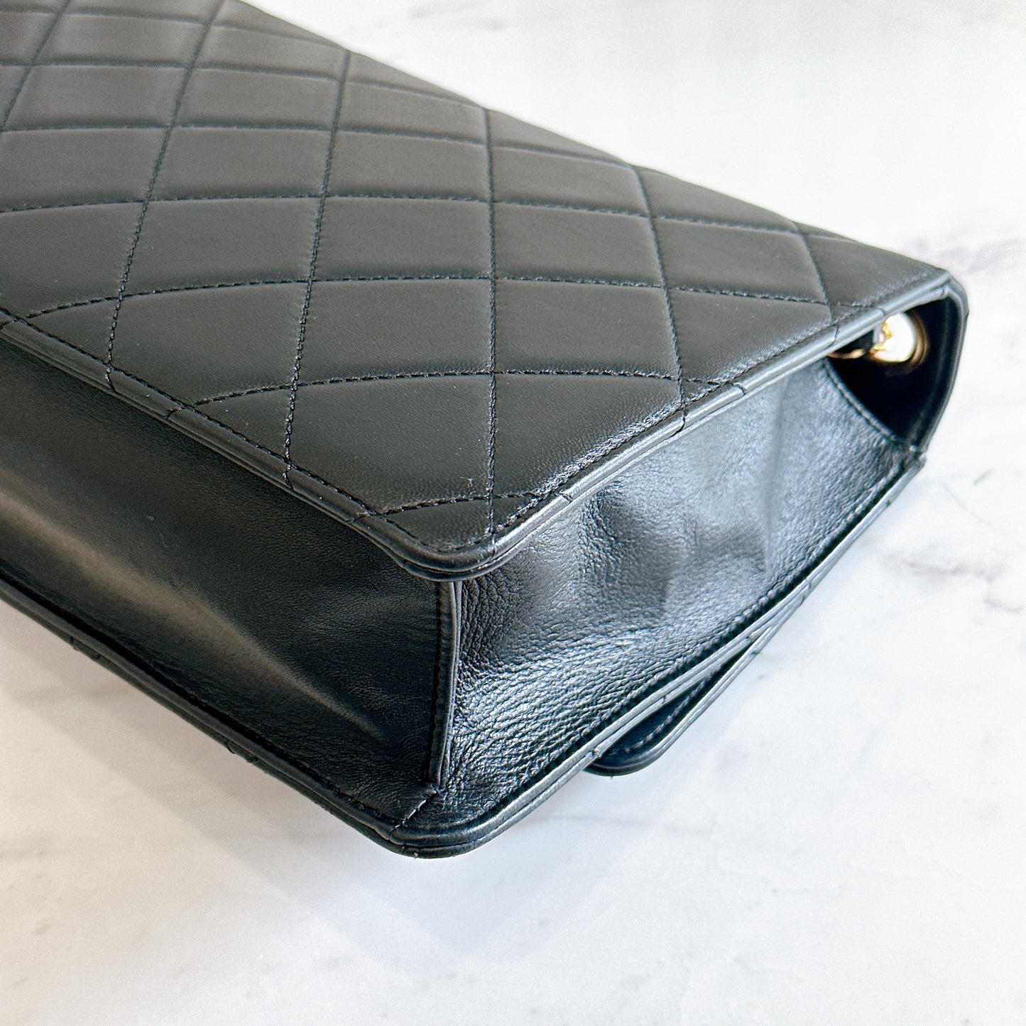 Chanel Golden Class Flap Bag in Black