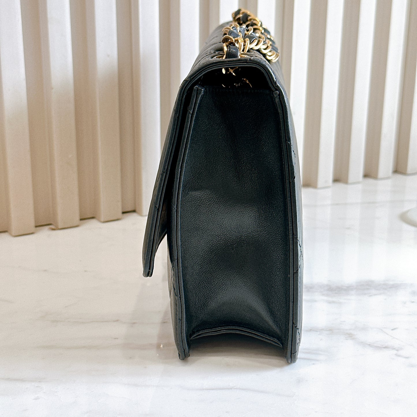 Chanel Golden Class Flap Bag in Black