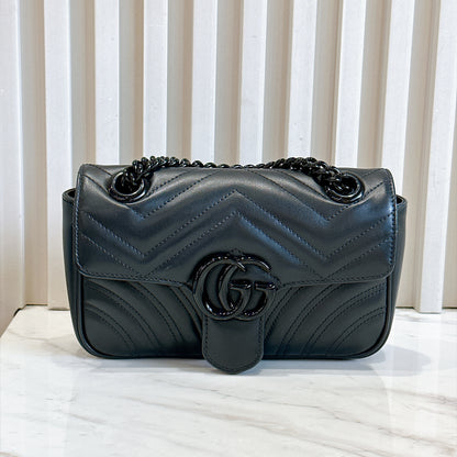 Gucci Marmont Flap Bag Matelasse Leather in Mini