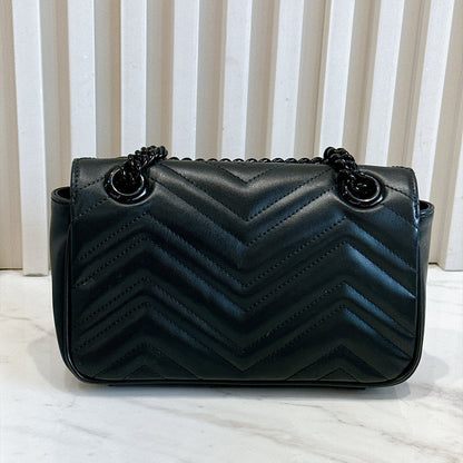 Gucci Marmont Flap Bag Matelasse Leather in Mini
