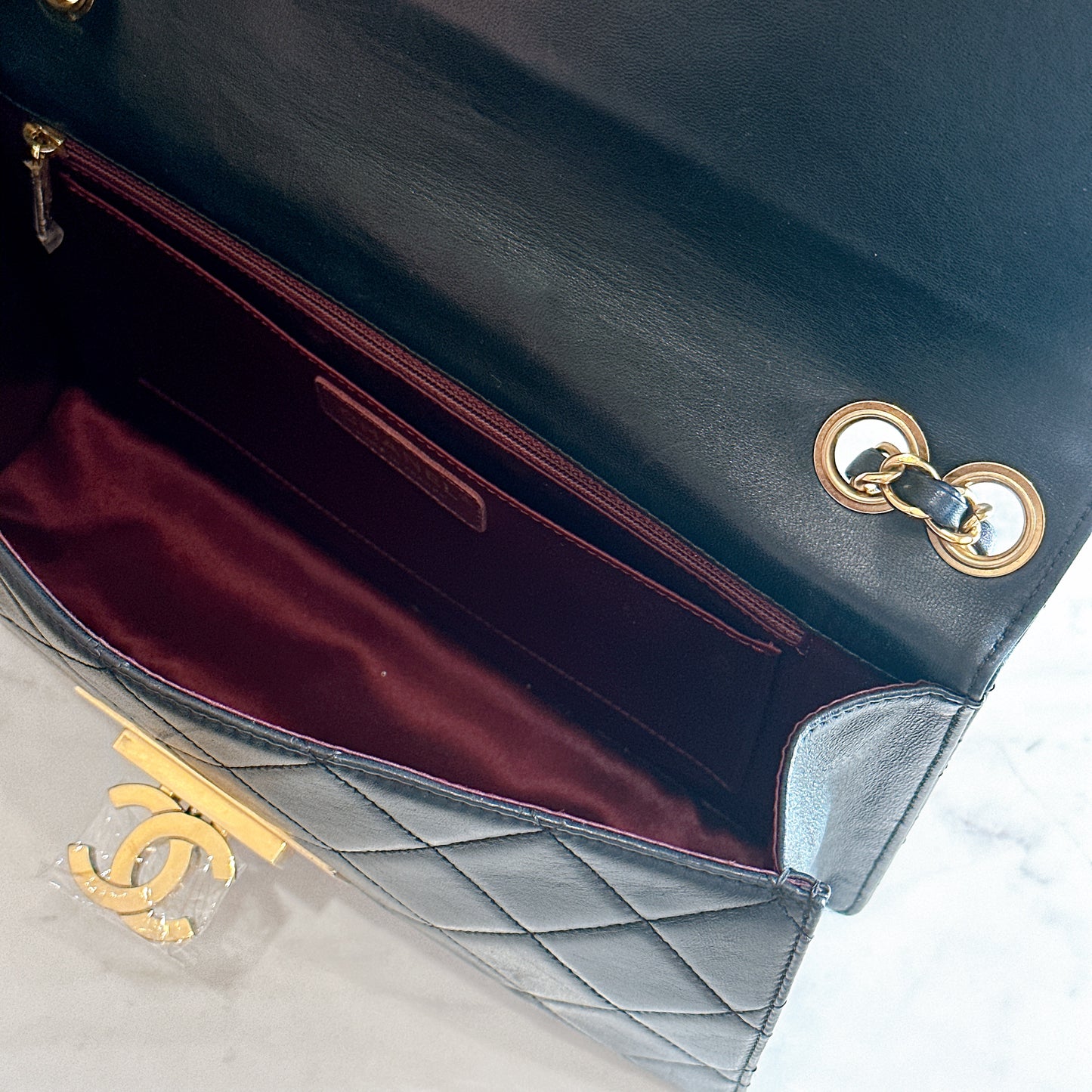 Chanel Golden Class Flap Bag in Black