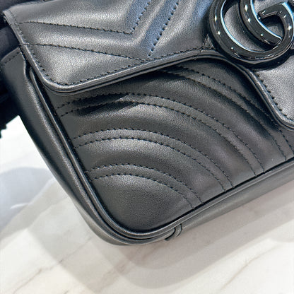Gucci Marmont Flap Bag Matelasse Leather in Mini